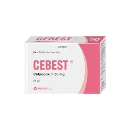 Cebest 50mg - Thuốc điều trị nhiễm khuẩn hiệu quả  của Merap